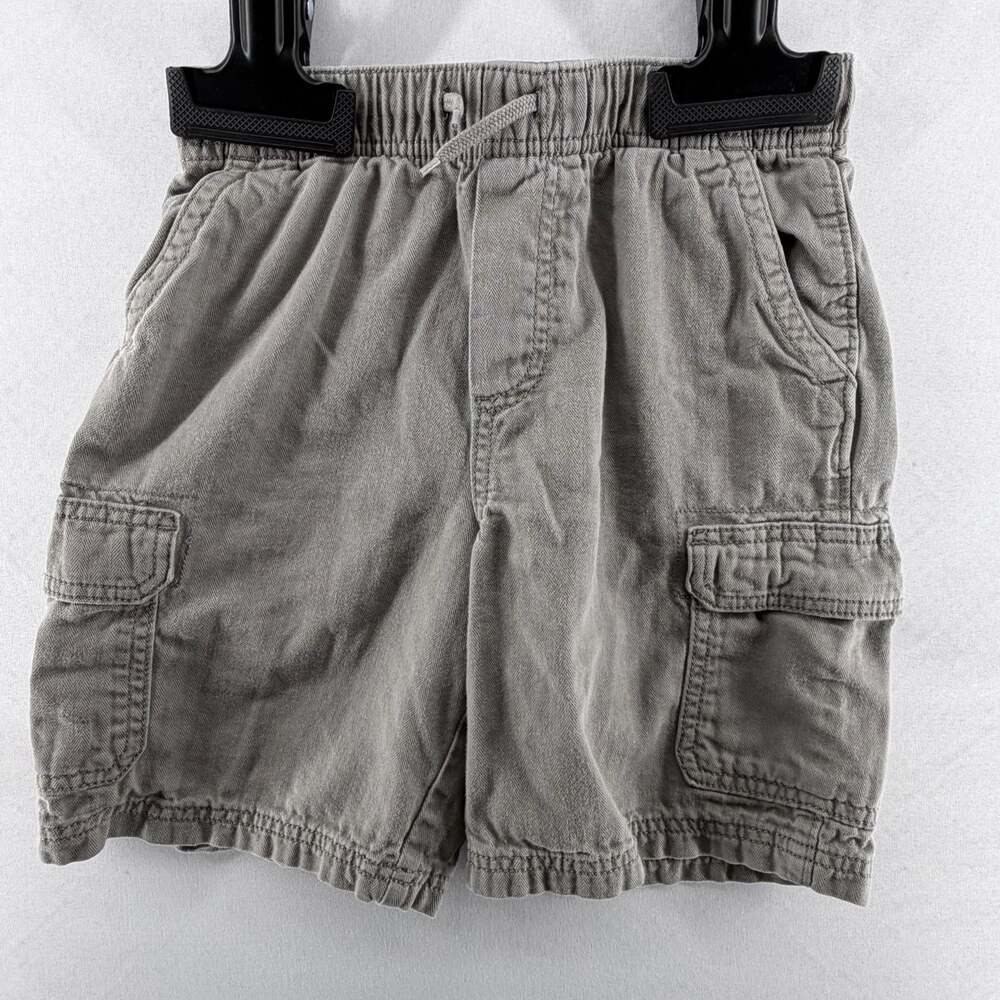 1370 OshKosh B'gosh Boys Gray Cargo Shorts Size Boys 8